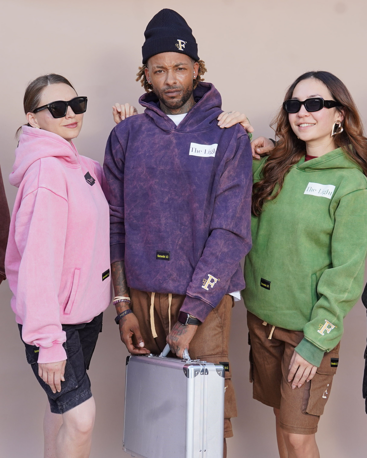 Oversized Heavy Hoodies - Fuchsia Pink