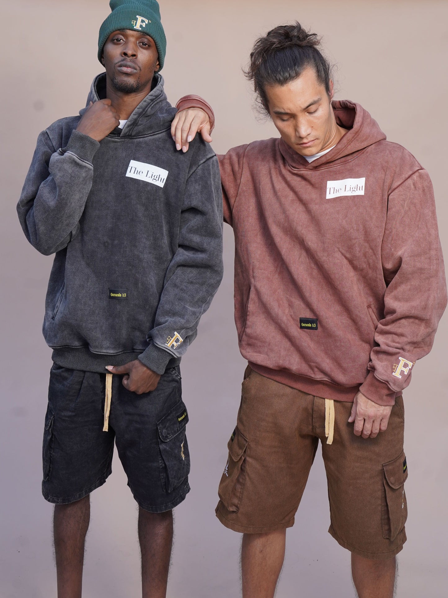 Oversized Heavy Hoodies - Crimson Brown