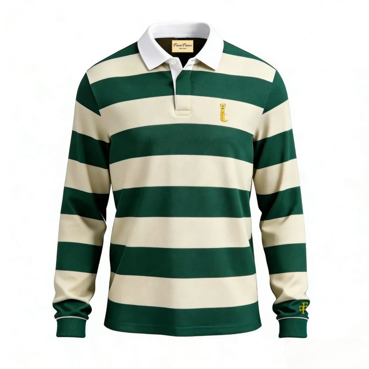 Fresco Polo Front Green