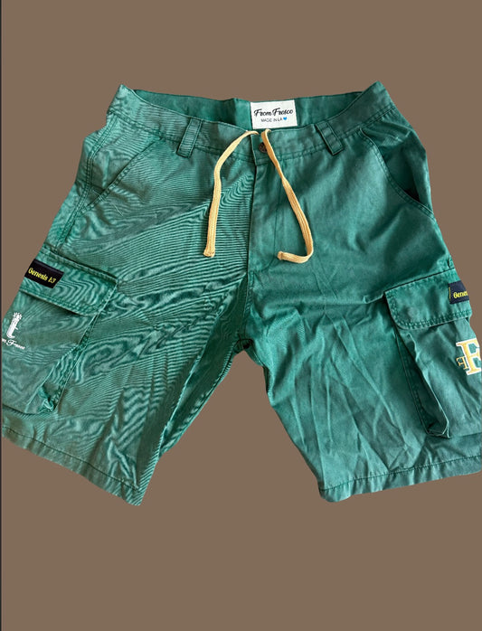 The Light Cargo Shorts - Spearmint Green