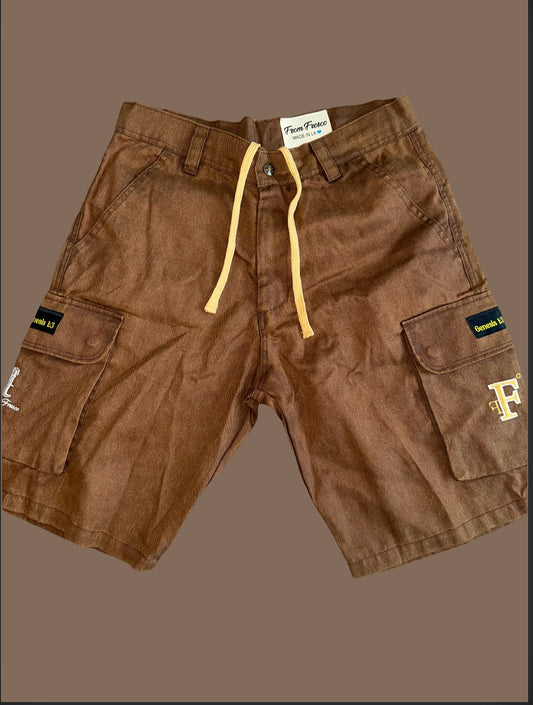 The Light Cargo Shorts - Crimson Brown