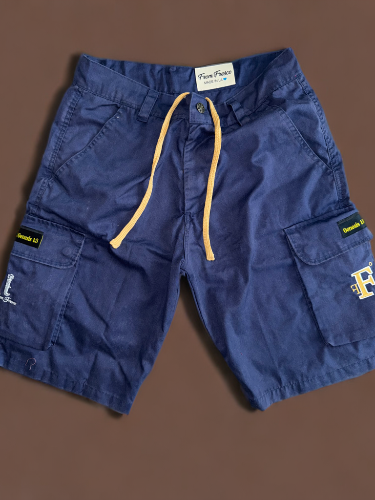 The Light Cargo Shorts - True Blue