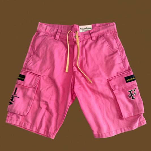The Light Cargo Shorts - Fuchsia Pink
