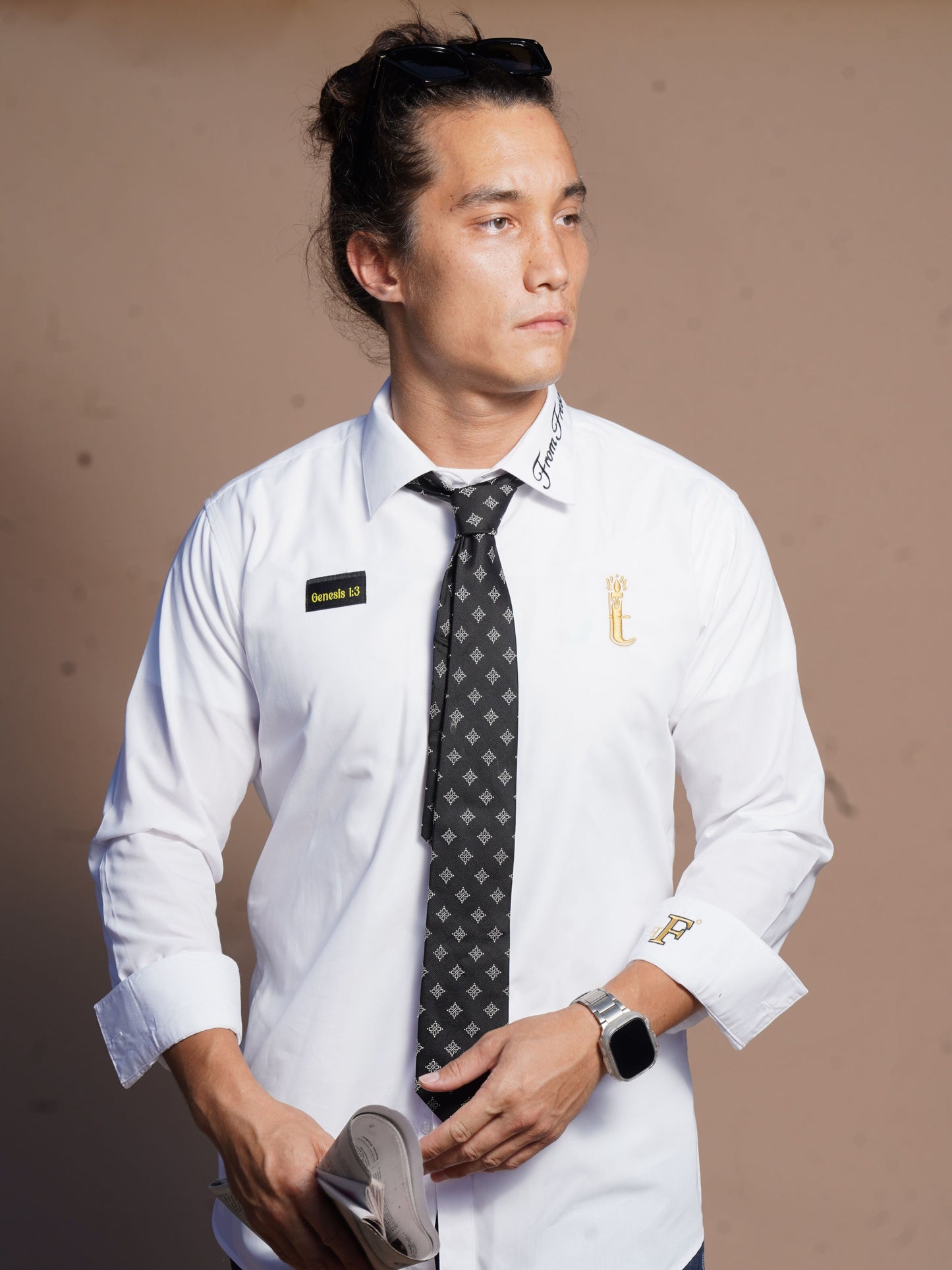 The Light Button-Down Collard Shirt