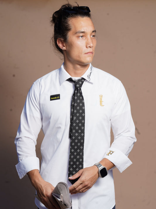 The Light Button-Down Collard Shirt