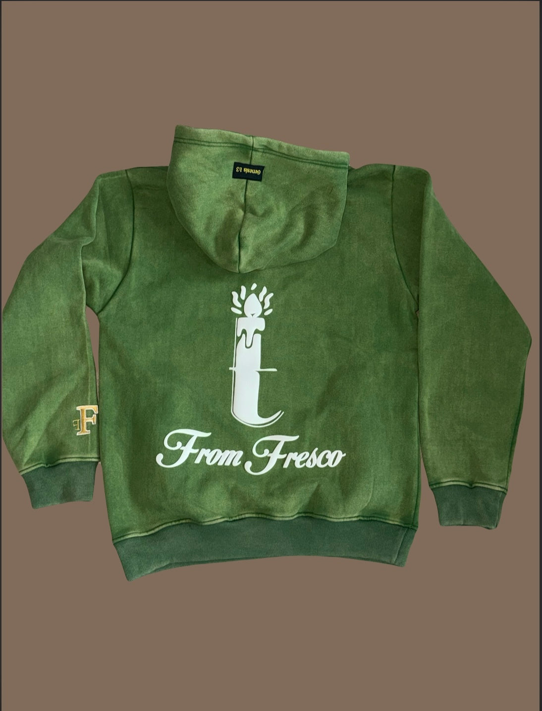Oversized Heavy Hoodies - Acid wash Green