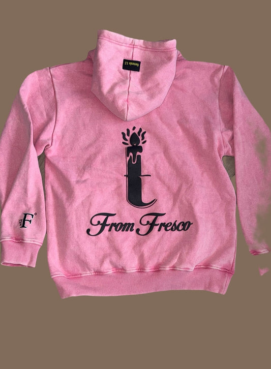 Oversized Heavy Hoodies - Fuchsia Pink